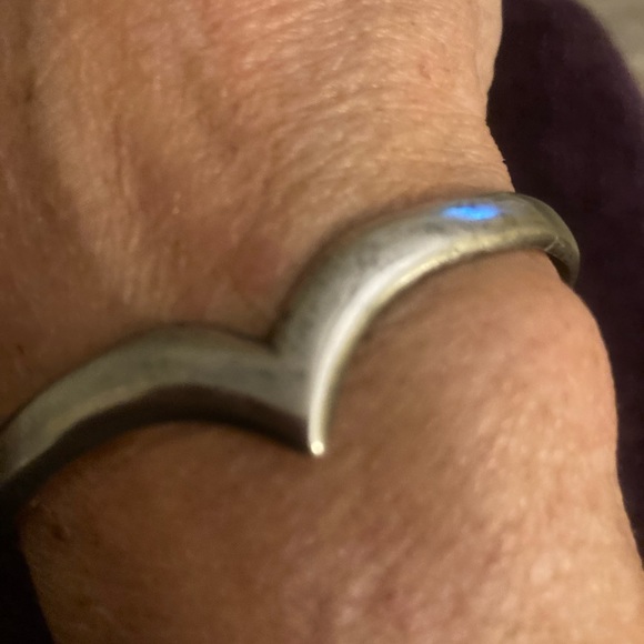 Vintage 925 sterling silver cuff bracelet - Picture 3 of 16